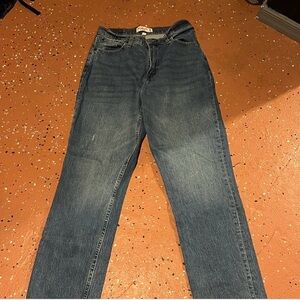 Abercrombie & Fitch Dark Blue Straight Leg Jeans